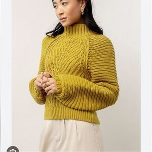 Bohme Women’s Olympe Cable-Knit Sweater in Pistachio, Size Small